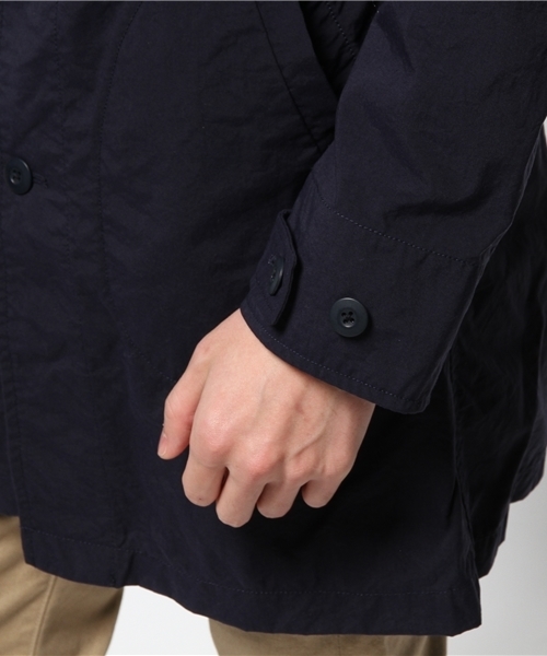 SHIPS JET BLUE（シップスジェットブルー）の「★★SHIPS JET BLUE(シップス ジェットブルー): ナイロンオックス ショップシャツコート（ステンカラーコート・メンズ・ベージュ/ブルー/ネイビー・MEDIUM/SMALL/LARGE）」の14枚目の写真