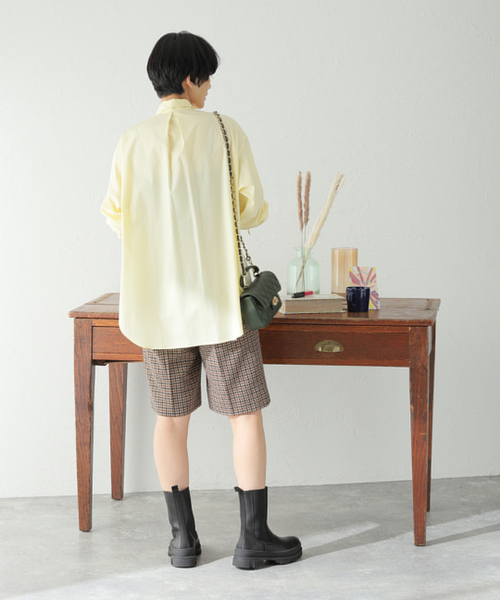 JOURNAL STANDARD（ジャーナルスタンダード）の「ウールミックスハーフパンツ（その他パンツ・レディース・チャコールグレー/ブラック/タン・38/36）」の19枚目の写真