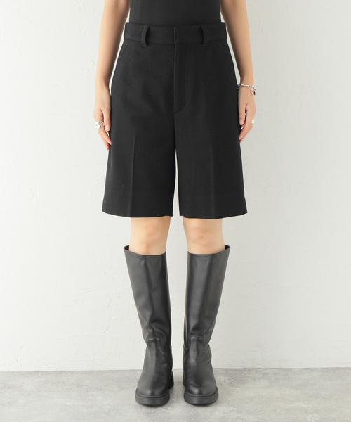 JOURNAL STANDARD（ジャーナルスタンダード）の「ウールミックスハーフパンツ（その他パンツ・レディース・チャコールグレー/ブラック/タン・38/36）」の17枚目の写真