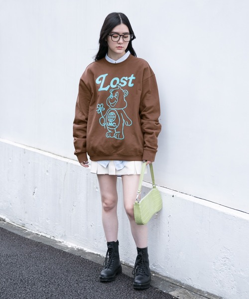 LMCの「【UNISEX】LMC/フラワーベアプルオーバー 2123474(スウェット・メンズ・クリーム/ネイビー/ブラウン・MEDIUM/LARGE/X-LARGE/SMALL)」の6枚目の写真