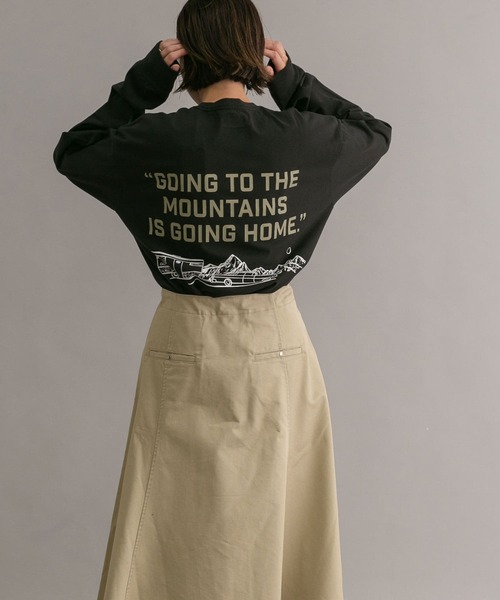 EKAL（エカル）の「EKAL　GMGH LS T-shirts（Tシャツ/カットソー・メンズ・ホワイト/ブラック・MEDIUM/LARGE）」の3枚目の写真