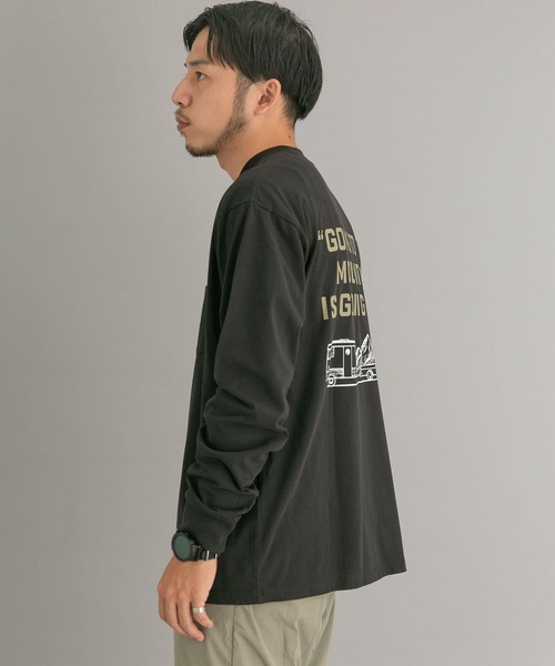 EKAL（エカル）の「EKAL　GMGH LS T-shirts（Tシャツ/カットソー・メンズ・ホワイト/ブラック・MEDIUM/LARGE）」の9枚目の写真