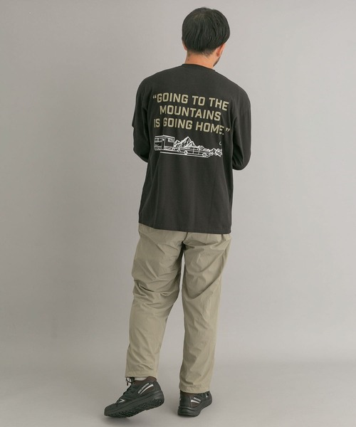 EKAL（エカル）の「EKAL　GMGH LS T-shirts（Tシャツ/カットソー・メンズ・ホワイト/ブラック・MEDIUM/LARGE）」の4枚目の写真