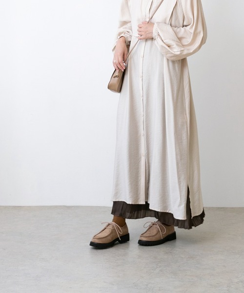 mooimooi(モーイモーイ)の「チロリアンシューズ(モカシン/デッキシューズ・レディース・ブラック/ベージュ/ナチュラル・LL/3L/S/M/L/XS)」の14枚目の写真