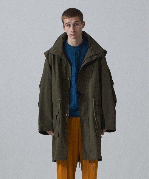 Iroquois（イロコイ）の「HI DENSITY WEATHER CO（モッズコート・メンズ・レッド/カーキ/ブラック・3/2/1）」の2枚目の写真