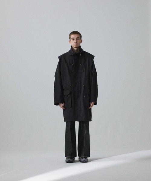 Iroquois（イロコイ）の「HI DENSITY WEATHER CO（モッズコート・メンズ・レッド/カーキ/ブラック・3/2/1）」の4枚目の写真