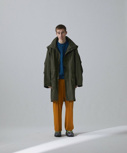 Iroquois（イロコイ）の「HI DENSITY WEATHER CO（モッズコート・メンズ・レッド/カーキ/ブラック・3/2/1）」の8枚目の写真