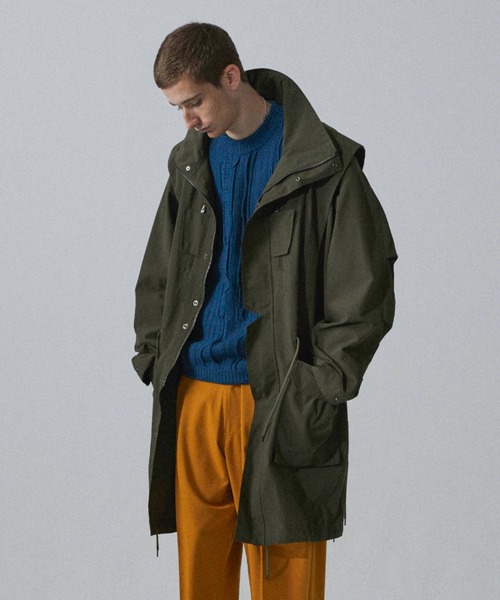 Iroquois（イロコイ）の「HI DENSITY WEATHER CO（モッズコート・メンズ・レッド/カーキ/ブラック・3/2/1）」の6枚目の写真