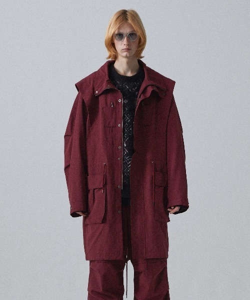 Iroquois（イロコイ）の「HI DENSITY WEATHER CO（モッズコート・メンズ・レッド/カーキ/ブラック・3/2/1）」の12枚目の写真