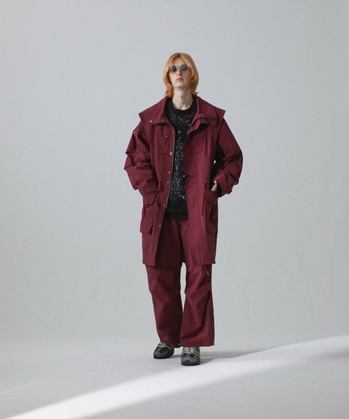 Iroquois（イロコイ）の「HI DENSITY WEATHER CO（モッズコート・メンズ・レッド/カーキ/ブラック・3/2/1）」の14枚目の写真