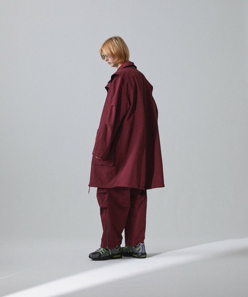 Iroquois（イロコイ）の「HI DENSITY WEATHER CO（モッズコート・メンズ・レッド/カーキ/ブラック・3/2/1）」の16枚目の写真