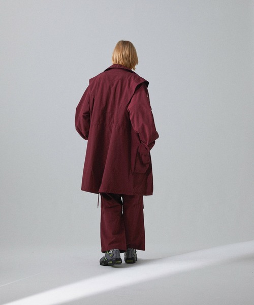 Iroquois（イロコイ）の「HI DENSITY WEATHER CO（モッズコート・メンズ・レッド/カーキ/ブラック・3/2/1）」の17枚目の写真