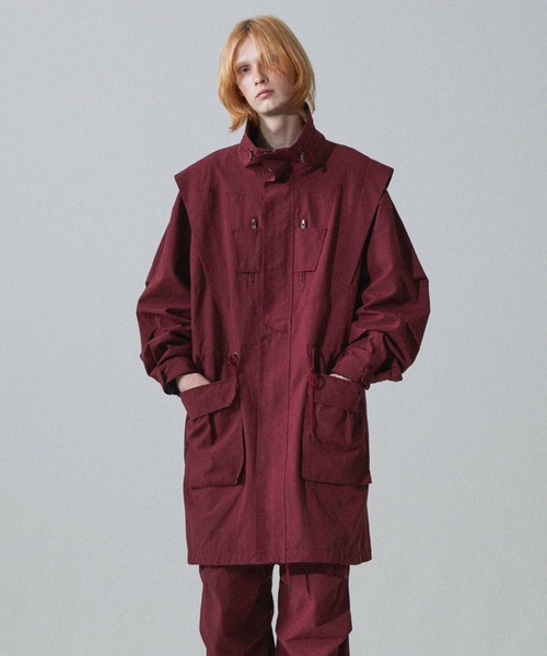 Iroquois（イロコイ）の「HI DENSITY WEATHER CO（モッズコート・メンズ・レッド/カーキ/ブラック・3/2/1）」の13枚目の写真