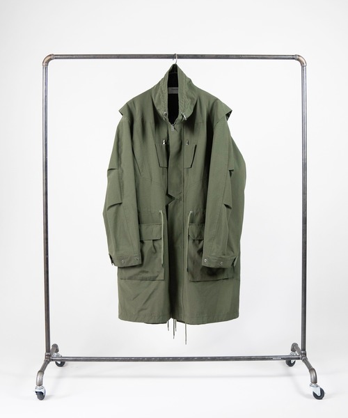 Iroquois（イロコイ）の「HI DENSITY WEATHER CO（モッズコート・メンズ・レッド/カーキ/ブラック・3/2/1）」の22枚目の写真