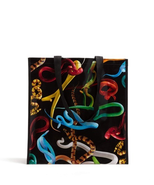 SELETTI（セレッティ）の「SELETTI TP エコバッグM SHIT（エコバッグ/サブバッグ・レディース・マルチ/イエロー/ブラック・ONE SIZE）」の8枚目の写真