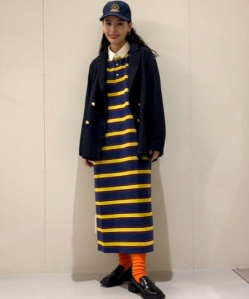 RODEO CROWNS WIDE BOWL（ロデオクラウンズワイドボウル）の「Private Ivy ジャケット（テーラードジャケット・レディース・ブラウン系その他/ネイビー・FREE）」の21枚目の写真