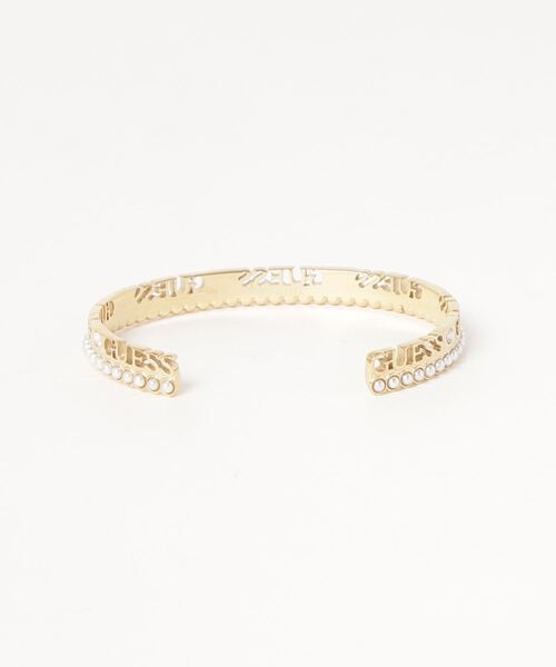 Guess（ゲス）の「UNDERWATER LOVE Guess & Beads Small Bangle（バングル/リストバンド・レディース・ゴールド・SMALL）」の2枚目の写真