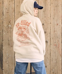 UN-FILLED（アンフィルド）の「mpa3029-RF Gerbera Men printed Hoodie プルパーカー（パーカー）」