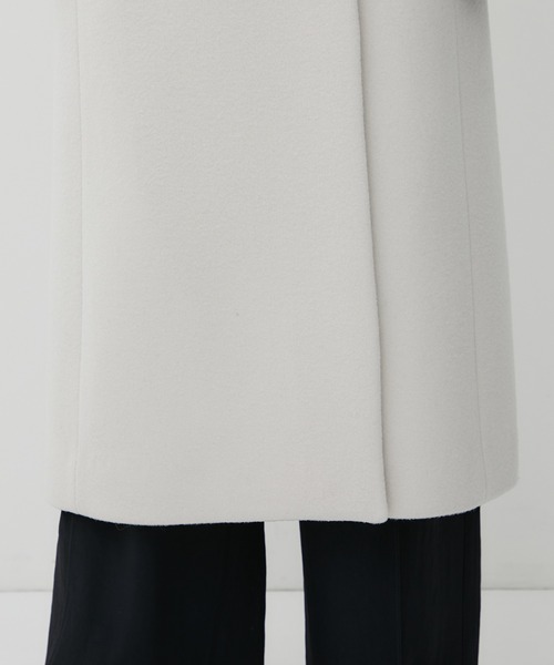 city（シティ）の「【CITY】SUPER140ナローチェスターコート（チェスターコート・レディース・ブラウン/ブルー/ブラック/アイボリー・1/2）」の14枚目の写真