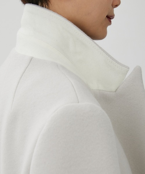 city（シティ）の「【CITY】SUPER140ナローチェスターコート（チェスターコート・レディース・ブラウン/ブルー/ブラック/アイボリー・1/2）」の15枚目の写真