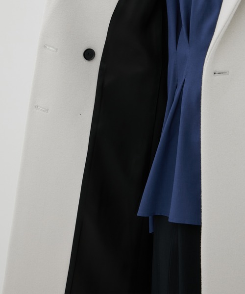 city（シティ）の「【CITY】SUPER140ナローチェスターコート（チェスターコート・レディース・ブラウン/ブルー/ブラック/アイボリー・1/2）」の17枚目の写真