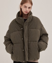 セール】ダウンジャケット/コート（ブラウン/茶色系・コーデュロイ