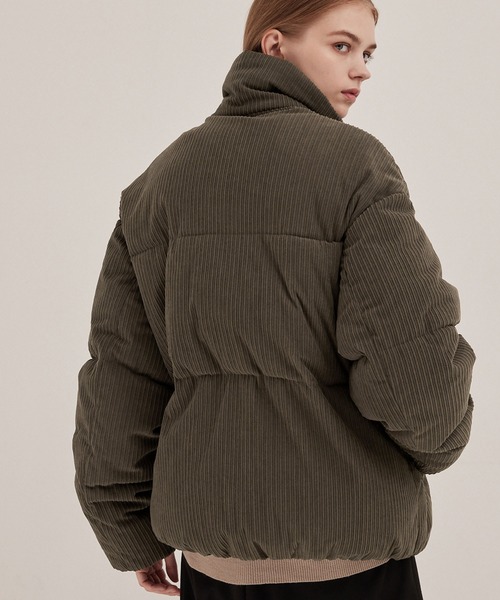 セール】ボリュームスタンドパディングジャケット（ダウンジャケット