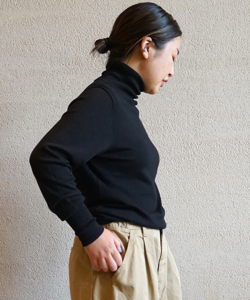 C/Si/Caテンジクタートルネックプルオーバー 正規販売 journal standard タートルネックプル カシミヤテンジク luxe ニット/セーター