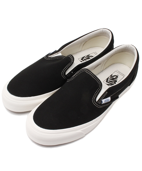 VANS(バンズ)の「VANS vault slip-on(スニーカー・メンズ・ホワイト/ブラック・8/9.5/9/8.5)」の2枚目の写真