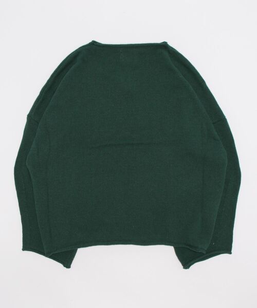 CORISCO（コリスコ）の「ニット カットオフBIGロンTEE(M1)（ニット/セーター・メンズ・オレンジ/アイボリー/ダークグリーン/ブラック/パープル・MEDIUM/LARGE/X-LARGE）」の6枚目の写真