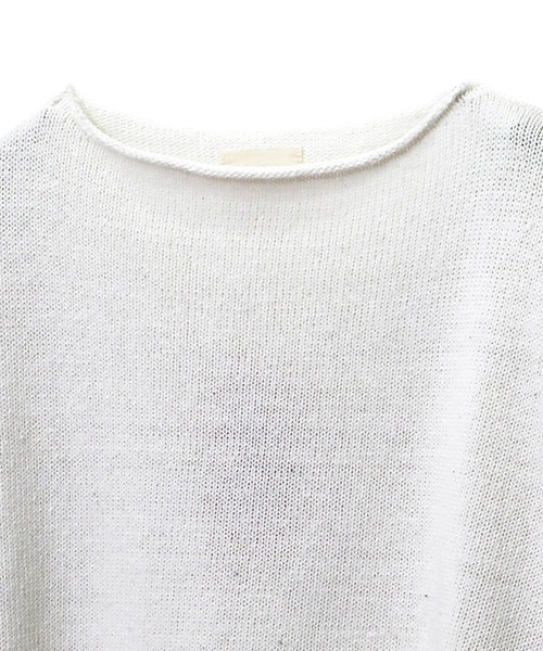 CORISCO（コリスコ）の「ニット カットオフBIGロンTEE(M1)（ニット/セーター・メンズ・オレンジ/アイボリー/ダークグリーン/ブラック/パープル・MEDIUM/LARGE/X-LARGE）」の9枚目の写真