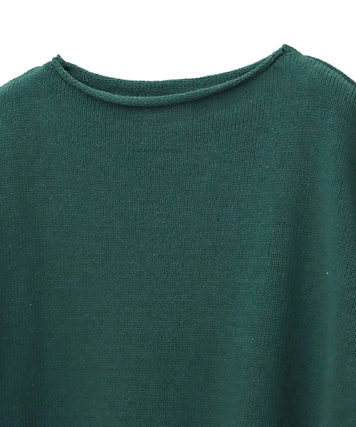 CORISCO（コリスコ）の「ニット カットオフBIGロンTEE(M1)（ニット/セーター・メンズ・オレンジ/アイボリー/ダークグリーン/ブラック/パープル・MEDIUM/LARGE/X-LARGE）」の21枚目の写真