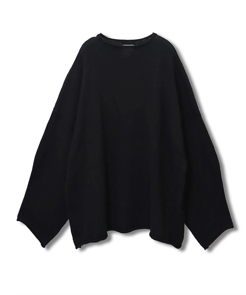 CORISCO（コリスコ）の「ニット カットオフBIGロンTEE(M1)（ニット/セーター・メンズ・オレンジ/アイボリー/ダークグリーン/ブラック/パープル・MEDIUM/LARGE/X-LARGE）」の17枚目の写真