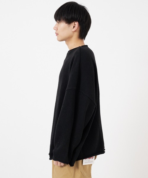 CORISCO（コリスコ）の「ニット カットオフBIGロンTEE(M1)（ニット/セーター・メンズ・オレンジ/アイボリー/ダークグリーン/ブラック/パープル・MEDIUM/LARGE/X-LARGE）」の13枚目の写真