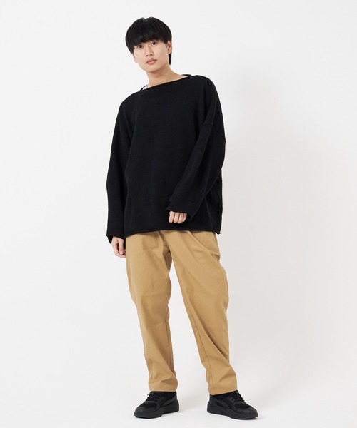 CORISCO（コリスコ）の「ニット カットオフBIGロンTEE(M1)（ニット/セーター・メンズ・オレンジ/アイボリー/ダークグリーン/ブラック/パープル・MEDIUM/LARGE/X-LARGE）」の18枚目の写真