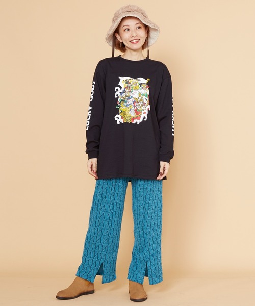 チャイハネ（チャイハネ）の「【チャイハネ】LUCKY GODS 福神ズMEN'SロンT（Tシャツ/カットソー・メンズ・ホワイト/ブラック・M/L）」の18枚目の写真