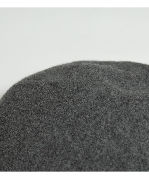 APPLEBUM（アップルバム）の「Wool Beret（ハンチング/ベレー帽・メンズ・グレー/ブラック/オリーブ・FREE）」の8枚目の写真