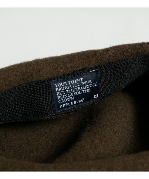 APPLEBUM（アップルバム）の「Wool Beret（ハンチング/ベレー帽・メンズ・グレー/ブラック/オリーブ・FREE）」の15枚目の写真
