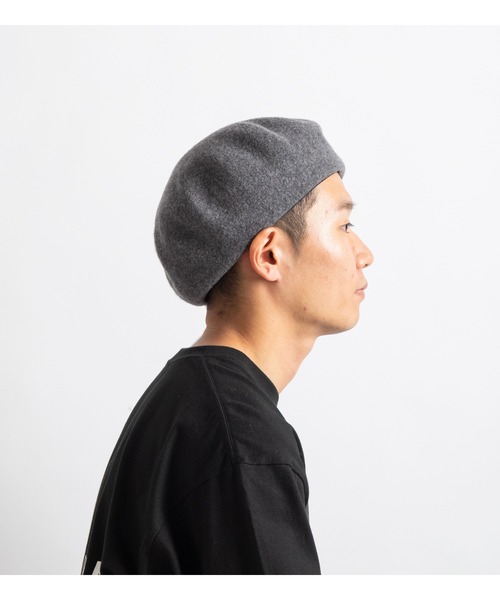 APPLEBUM（アップルバム）の「Wool Beret（ハンチング/ベレー帽・メンズ・グレー/ブラック/オリーブ・FREE）」の17枚目の写真