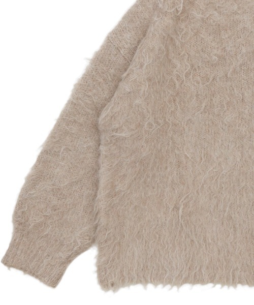 select MOCA（セレクトモカ）の「プチハイネックシャギーニット（ニット/セーター・レディース・ベージュ/ピンク・FREE）」の8枚目の写真