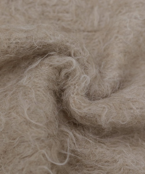 select MOCA（セレクトモカ）の「プチハイネックシャギーニット（ニット/セーター・レディース・ベージュ/ピンク・FREE）」の11枚目の写真