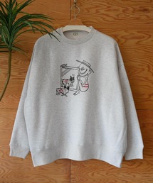 【WEB / FLAG SHOP限定】「TES TAKE IT EASY」 BIG SWEAT CREWNECK /オーバーサイズ・ビッグシルエット・クルーネック