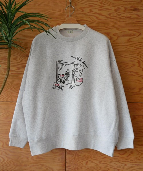 The Endless Summer（エンドレスサマー）の「【WEB / FLAG SHOP限定】「TES TAKE IT EASY」 BIG SWEAT CREWNECK /オーバーサイズ・ビッグシルエット・クルーネック（スウェット・メンズ・その他4/その他7/その他6/その他8/その他1/その他2/その他3/その他5・MEDIUM/LARGE/X-LARGE）」の3枚目の写真