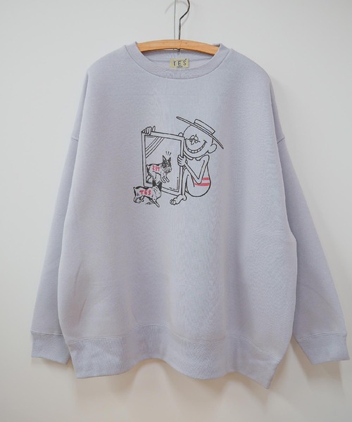 The Endless Summer（エンドレスサマー）の「【WEB / FLAG SHOP限定】「TES TAKE IT EASY」 BIG SWEAT CREWNECK /オーバーサイズ・ビッグシルエット・クルーネック（スウェット・メンズ・その他4/その他7/その他6/その他8/その他1/その他2/その他3/その他5・MEDIUM/LARGE/X-LARGE）」の4枚目の写真