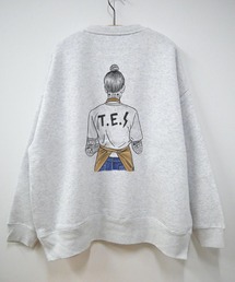 【WEB / FLAG SHOP限定】「TES TAKE IT EASY」 BIG SWEAT CREWNECK /オーバーサイズ・ビッグシルエット・クルーネック