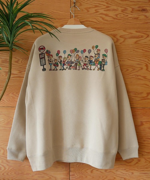 The Endless Summer（エンドレスサマー）の「【WEB / FLAG SHOP限定】「TES TAKE IT EASY」 BIG SWEAT CREWNECK /オーバーサイズ・ビッグシルエット・クルーネック（スウェット・メンズ・その他4/その他7/その他6/その他8/その他1/その他2/その他3/その他5・MEDIUM/LARGE/X-LARGE）」の8枚目の写真