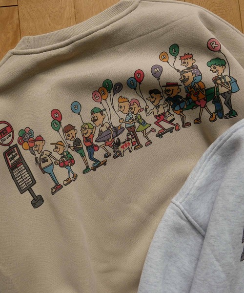 The Endless Summer（エンドレスサマー）の「【WEB / FLAG SHOP限定】「TES TAKE IT EASY」 BIG SWEAT CREWNECK /オーバーサイズ・ビッグシルエット・クルーネック（スウェット・メンズ・その他4/その他7/その他6/その他8/その他1/その他2/その他3/その他5・MEDIUM/LARGE/X-LARGE）」の12枚目の写真