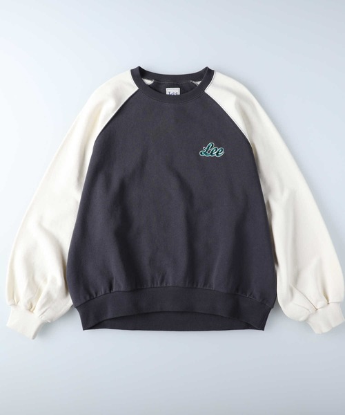 Lee(リー)の「【Lee】ラグラン刺繍スウェット(スウェット・レディース・オフホワイト・M/L)」の4枚目の写真