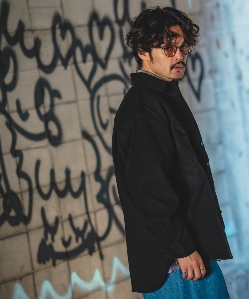 improves(インプローブス)の「ポリメルトン CPO ジャケット(ミリタリージャケット・メンズ・グレイッシュベージュ/ブラック/ベージュ/サックスブルー・MEDIUM/LARGE)」の6枚目の写真