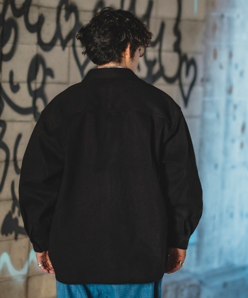 improves(インプローブス)の「ポリメルトン CPO ジャケット(ミリタリージャケット・メンズ・グレイッシュベージュ/ブラック/ベージュ/サックスブルー・MEDIUM/LARGE)」の7枚目の写真